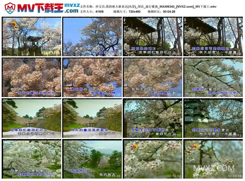 沙宝亮-我的秋天谁来过(风景)_国语_流行歌曲_MA306343